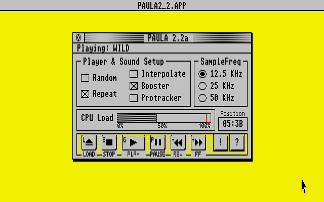 Paula atari screenshot